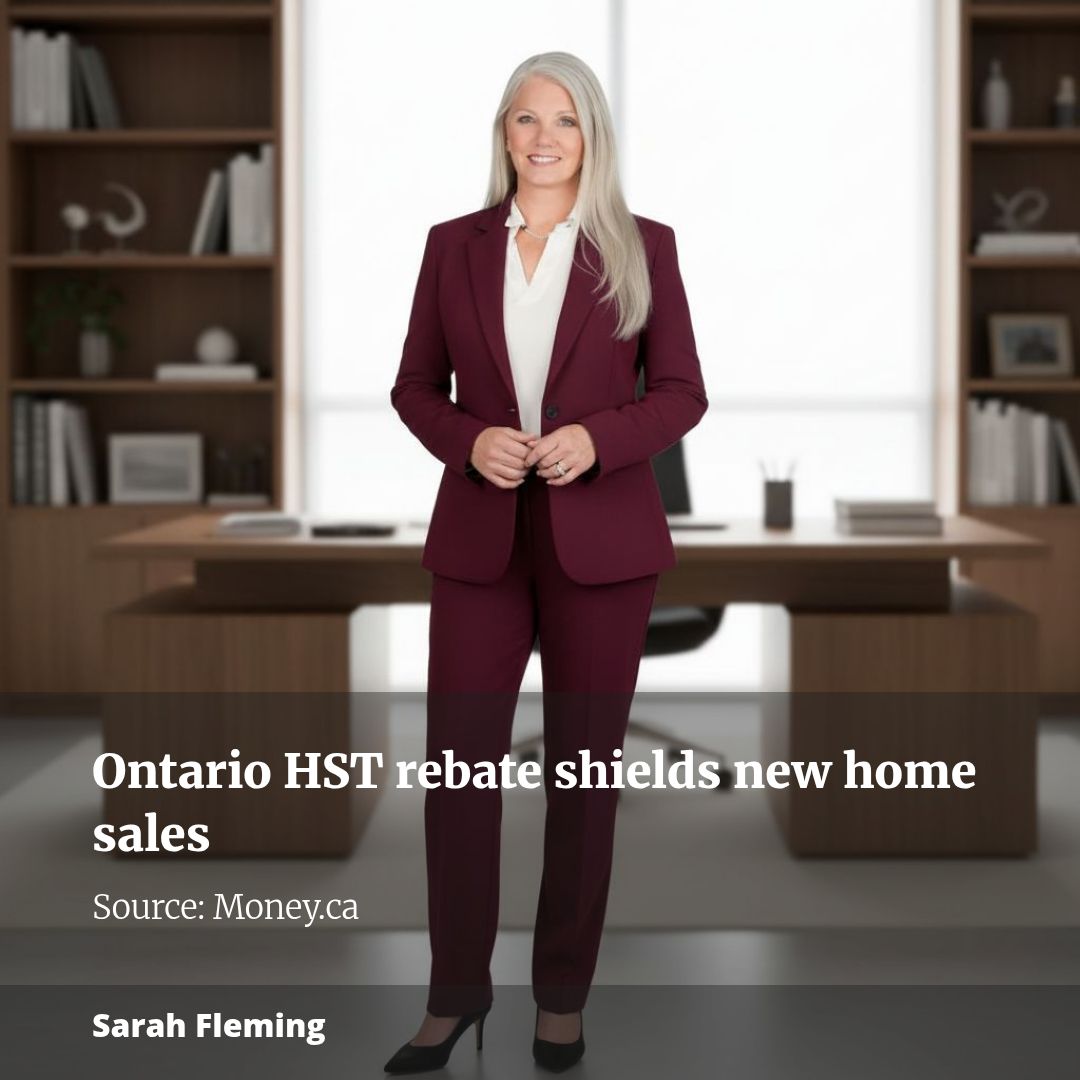 Ontario HST rebate shields new home sales